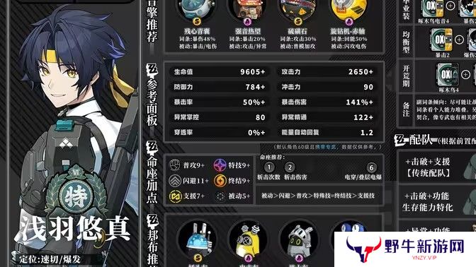 绝区零浅羽悠真攻略 浅羽悠真怎么培养[多图]