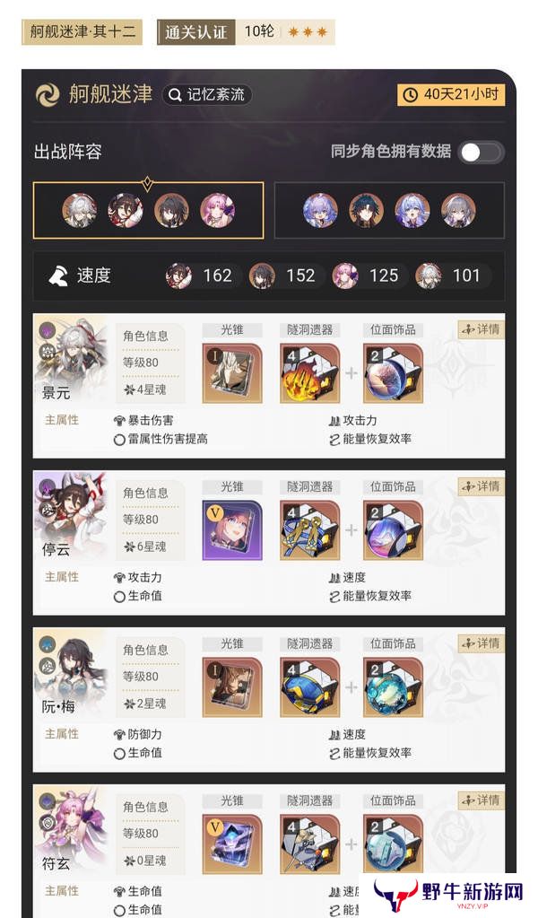 崩坏星穹铁道混沌回忆舸舰迷津其十二如何配队 1.0老C满星配队攻略[多图]图片3