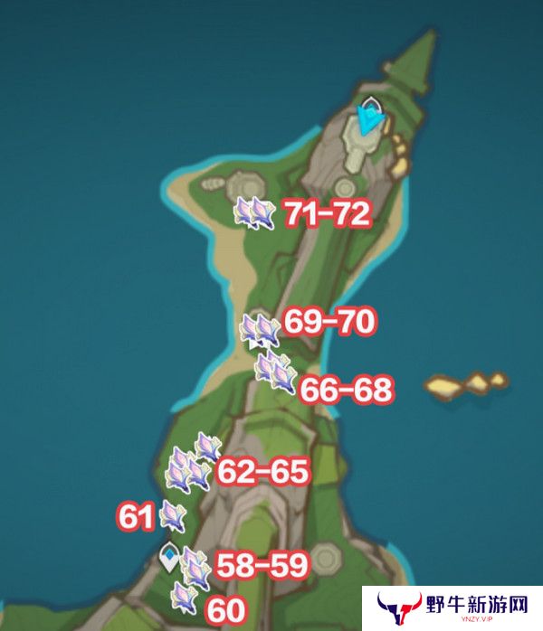原神微光角菌材料采集路线 72个微光角菌材料在哪里[多图]图片5