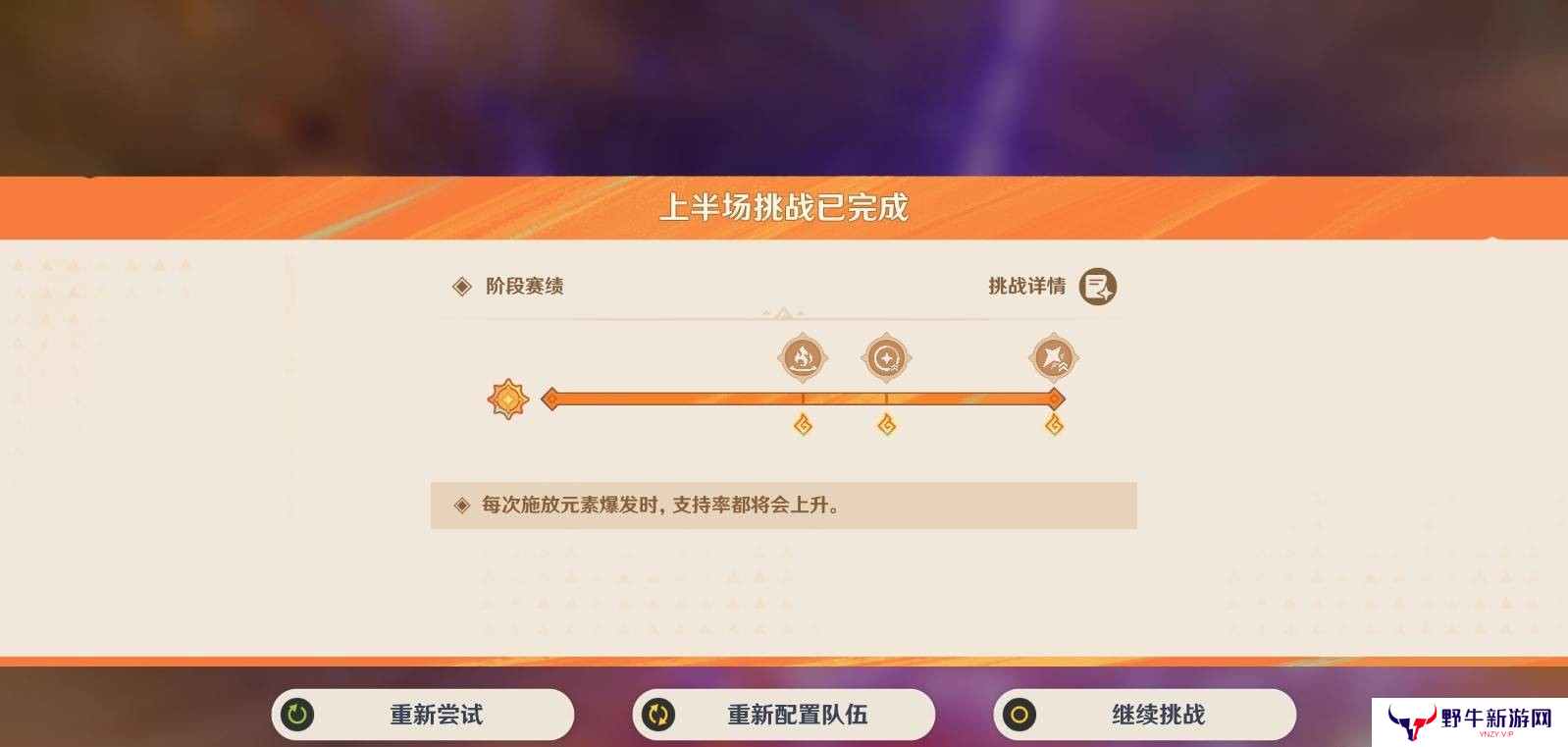 原神无极限超激格斗赛第二关满分配队推荐 第二天崩毁山王海扁挑战赛攻略[多图]图片4